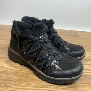 Skechers Easy Going - Tribune Womens Winter Ankle Boot Black US Size 10